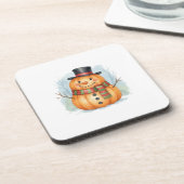 Pumpkin snowman コースター (左側)