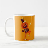 Pumpkin Soldier Halloween Mug コーヒーマグカップ (左)