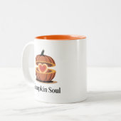 Pumpkin Soul Autumn Coffee Mug ツートーンマグカップ (正面左)