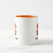 Pumpkin Soul Autumn Coffee Mug ツートーンマグカップ (中央)