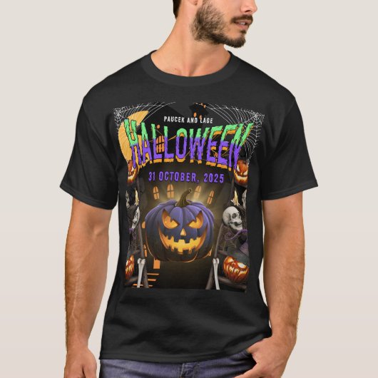 🎃 "Pumpkin Souls: The Manifestation Key" 💀 Tシャツ (正面)