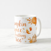 Pumpkin spice コーヒーマグカップ (正面右)