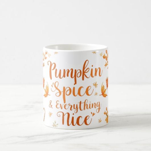 Pumpkin spice コーヒーマグカップ (中央)