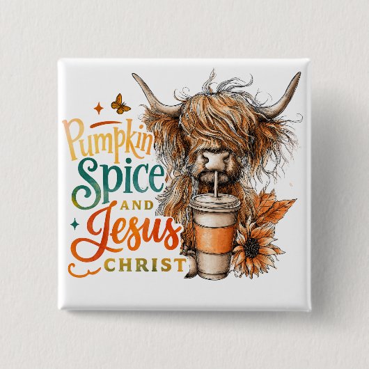 Pumpkin Spice....  缶バッジ (正面)