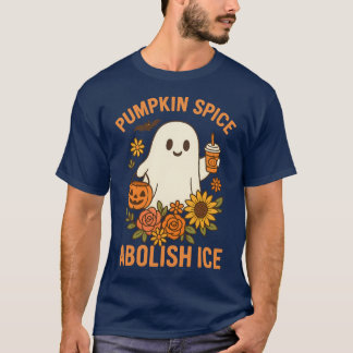 Pumpkin Spice Abolish ICE Tシャツ