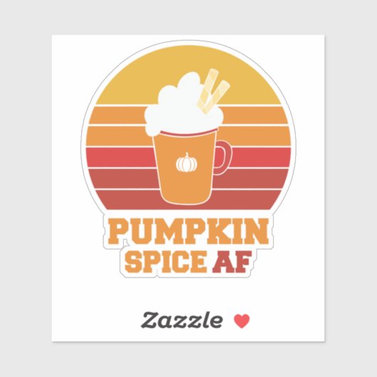 Pumpkin Spice AF シール (シート)