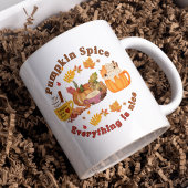 Pumpkin Spice and Everything is nice コーヒーマグカップ