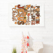 Pumpkin Spice and Jesus Christ 横断幕 (インサイチュ)