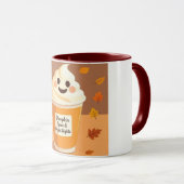 Pumpkin Spice Coffee Mug — Autumn Halloween  マグカップ (正面右)