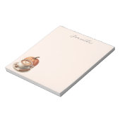 Pumpkin Spice Coffee Themed Notepad ノートパッド (回転)