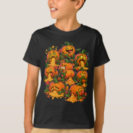 Pumpkin Spice Disaster Puking and Pooping Pumpkins Tシャツ