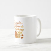 Pumpkin Spice & Everything Nice Mug | Cozy  コーヒーマグカップ (正面右)