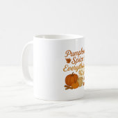 Pumpkin Spice & Everything Nice Mug | Cozy  コーヒーマグカップ (正面左)