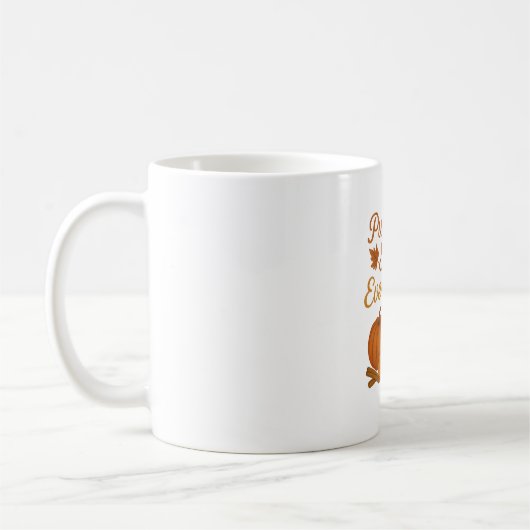 Pumpkin Spice & Everything Nice Mug | Cozy  コーヒーマグカップ (左)