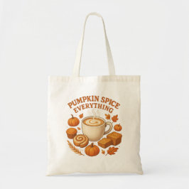 Pumpkin Spice Everything Tote Bag – Cozy Fall  トートバッグ