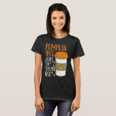 Pumpkin Spice Keeps This Teacher Nice Fall Hallowe Tシャツ (正面フル)
