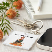 Pumpkin Spice Latte - Ms Sass キーホルダー (正面右)