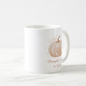 Pumpkin Spice & Love Cute Pastel Pumpkin Halloween コーヒーマグカップ (正面右)