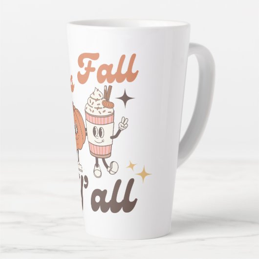 Pumpkin Spice Mug – It’s Fall Y’all  カフェラテマグ (右アングル)