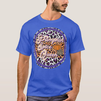 Pumpkin Spice Queen Funny Autumn Funny Halloween L Tシャツ