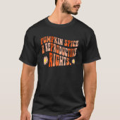 Pumpkin Spice Reproductive Rights Autumn Feminist  Tシャツ (正面)