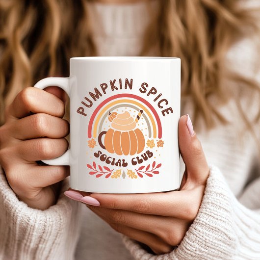 Pumpkin Spice Social Club – Cute Fall PSL  コーヒーマグカップ