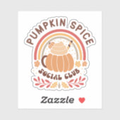 Pumpkin Spice Social Club – Cute Fall PSL シール (シート)