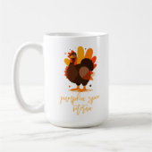 Pumpkin Spice Veteran Thanksgiving コーヒーマグカップ (左)