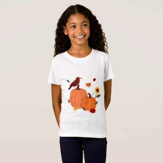 Pumpkin, Sunflower, Craw Tシャツ (正面フル)