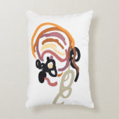 Pumpkin Sunset Autumn cute アクセントクッション (正面(垂直))