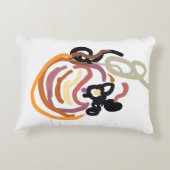 Pumpkin Sunset Autumn cute アクセントクッション (裏面)