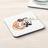 Pumpkin Sunset Autumn cute コースター (左側)