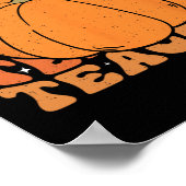 Pumpkin Teacher Fall Thanksgiving Back To School  ポスター (角)