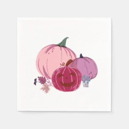 Pumpkin to Talk About Paper Plates スタンダードカクテルナプキン
