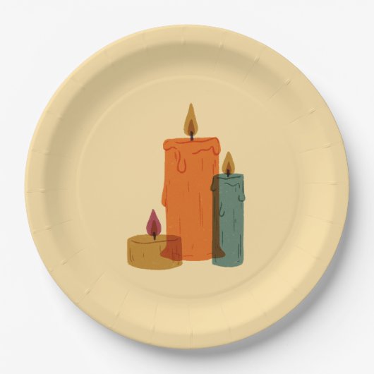 Pumpkin to Talk About Paper Plates ペーパープレート (正面)