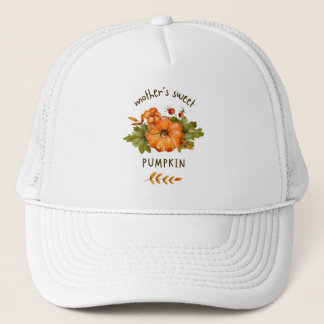  pumpkin trucker cap キャップ