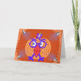 Pumpkin Turkey Greeting Card カード