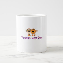 Pumpkin Vibes – Cozy Latte Fall ジャンボコーヒーマグカップ