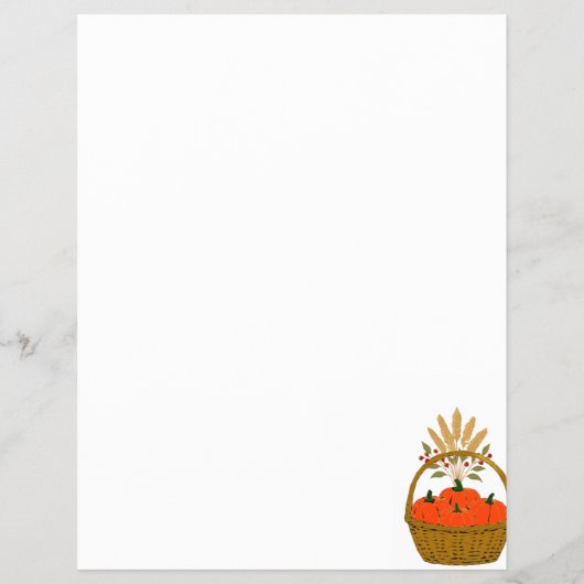 🍂 **Pumpkin & Wheat Basket Flyer チラシ (裏面)