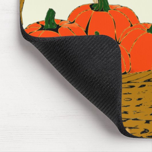 🍂 **Pumpkin & Wheat Basket Mouse Pad マウスパッド (コーナー)