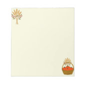 📝 **Pumpkin & Wheat Basket Notepad ノートパッド (正面)