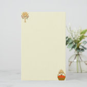 💌 **Pumpkin & Wheat Basket Stationery 便箋 (スタンド正面)