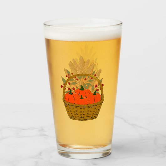 🎃 **Pumpkin & Wheat Cider Tall Glass タンブラーグラス (ドリンク正面)
