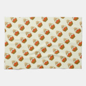 🧺 **Pumpkin & Wheat Kitchen Towel キッチンタオル (横)