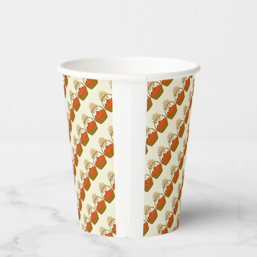 🍂 **Pumpkin & Wheat Paper Cup 紙コップ (右)