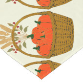 🍂 **Pumpkin & Wheat Table Runner ショートテーブルランナー (コーナー)