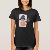 Pumpkin Witch Bear Tシャツ (正面)