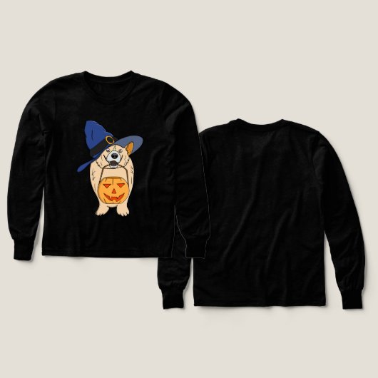 Pumpkin Witch Dog (デザイン 正面＆背面)