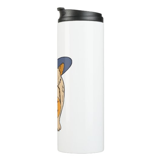 Pumpkin Witch Dog タンブラー (回転右)