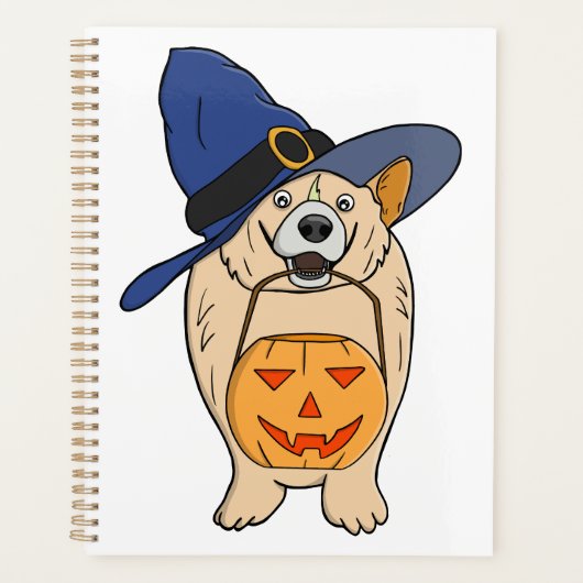 Pumpkin Witch Dog プランナー手帳 (正面)